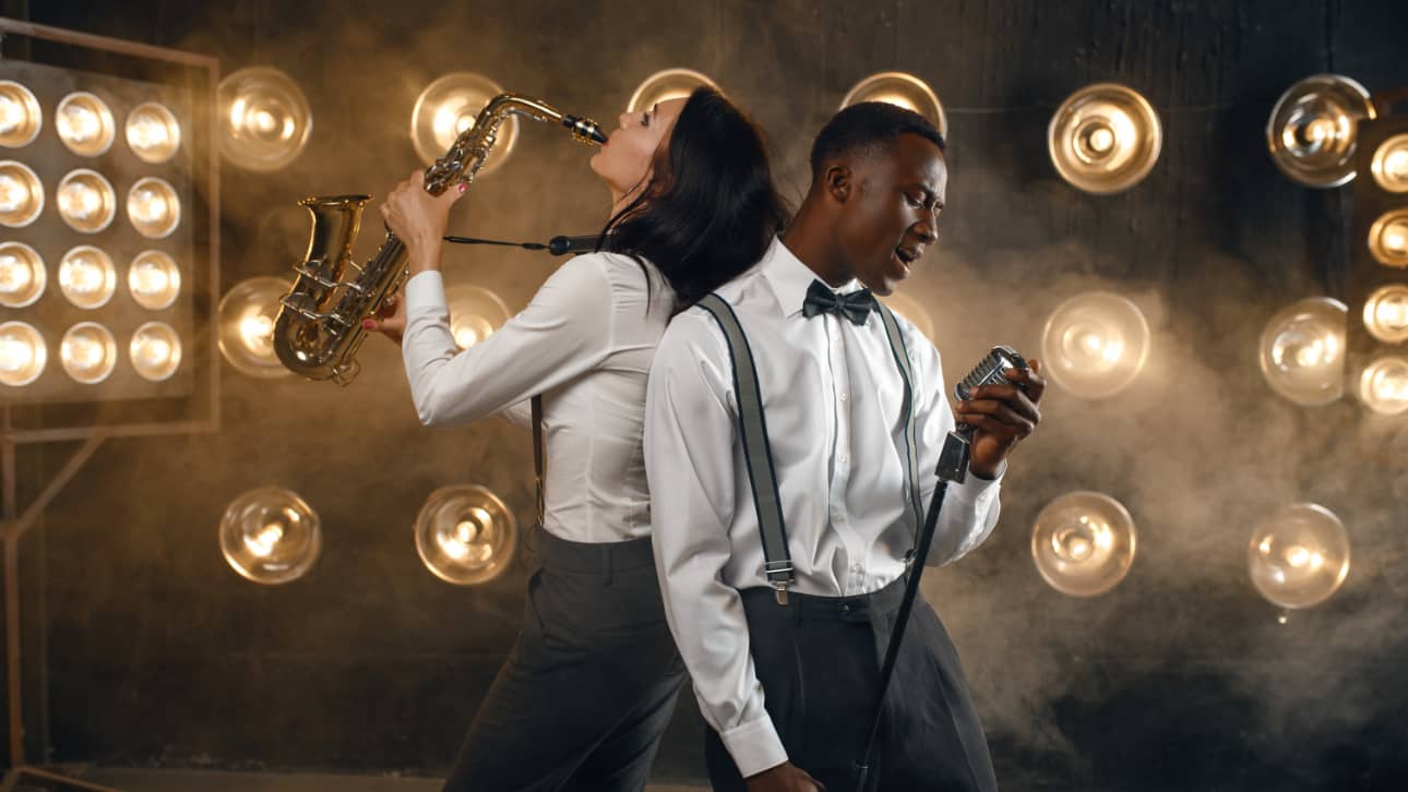 Jax On The Sax performing live at a wedding